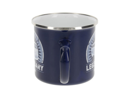 VW T1 Bus Emaille Tasse - Legendary aus verschiedenen Blickwinkeln