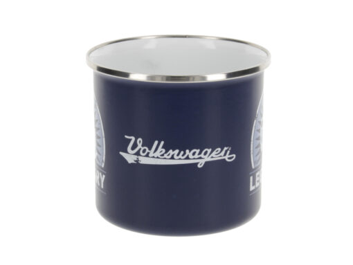 VW T1 Bus Emaille Tasse - Legendary aus verschiedenen Blickwinkeln