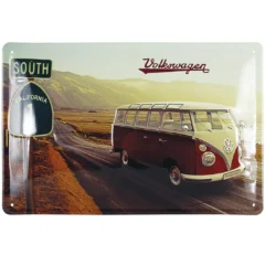 VW T1 Bulli Blechschild "Highway"
