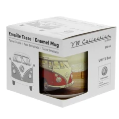 VW T1 Bus Emaille Tasse