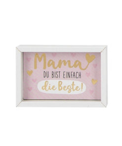 Mini-Magnet im Rahmen - Die beste Mama