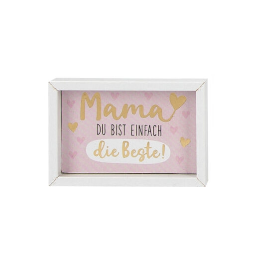 Mini-Magnet im Rahmen - Die beste Mama