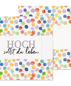 LaVida Servietten "HOCH sollst du leben"