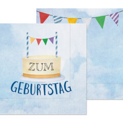 LaVida Servietten "Zum Geburtstag" - Geburtstag