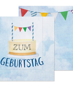 LaVida Servietten "Zum Geburtstag" - Geburtstag