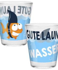 Sheepworld Schnapsglas "Gute Laune Wasser"