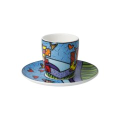 Romero Britto – Espressotasse “Love”