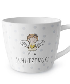 Maxi-Becher "Schutzengel mit Herz" - Geschenk für Dich