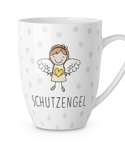 Becher "Schutzengel mit Herz" - Geschenk für Dich