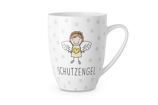 Becher "Schutzengel mit Herz" - Geschenk für Dich