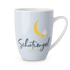 Becher "Schutzengel auf Mond" - Geschenk für Dich
