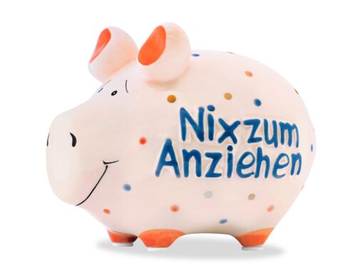 KCG Sparschwein "Nix zum Anziehen"