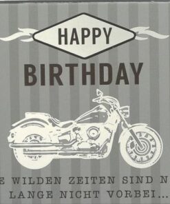 Geschenkbox mit Musik "Happy Birthday - Die wilden Zeiten..."