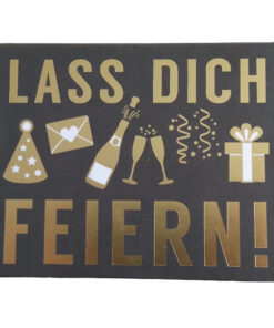 Geschenkbox mit Musik "Lass Dich feiern!"