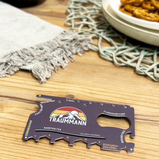 sheepworld Multi-Tool Karte "Traum MANN" mit Schutzhülle