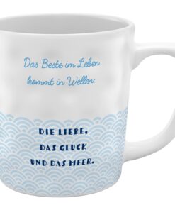 Sheepworld - Lieblingstasse "Das Beste im Leben kommt in Wellen..."