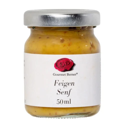 Gourmet Berner® Feigen-Senf im 50ml Glas