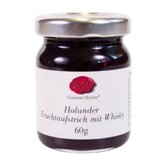 Gourmet Berner® Holunder Fruchtaufstrich mit Whisky, 60g