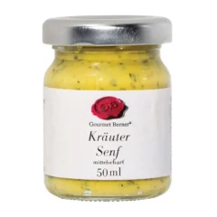 Gourmet Berner® Kräuter-Senf im 50ml Glas