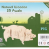 3D Holzpuzzle - Schwein