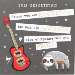 Pop-up-Musikkarte "Whatever you want" mit Licht-Effekt