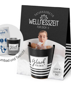 Licht & Schaumbad "Glück für Dich" - Wellnesszeit für Dich :-)