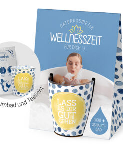 Licht & Schaumbad "Lass es Dir gut gehen" - Wellnesszeit für Dich :-)