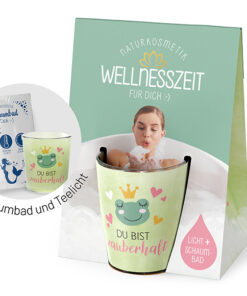 Licht & Schaumbad "Du bist zauberhaft" - Wellnesszeit für Dich :-)