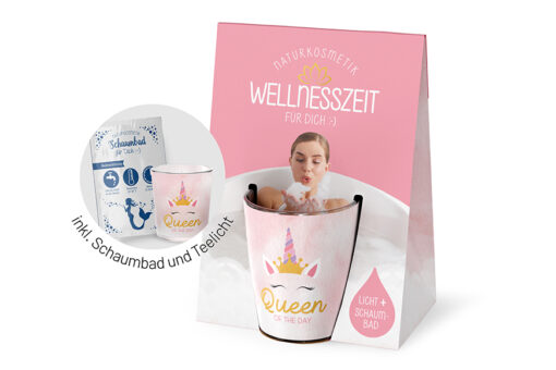 Licht & Schaumbad "Queen of the day" - Wellnesszeit für Dich :-)