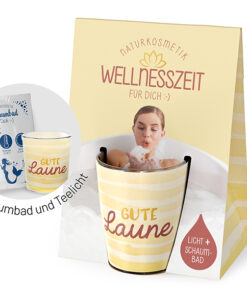 Licht & Schaumbad "Gute Laune" - Wellnesszeit für Dich :-)