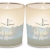 Windlicht "Ich liebe das Meer"