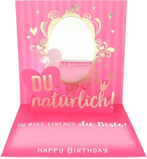 Pop-up-Musikkarte "Wer ist..." mit Licht-Effekt