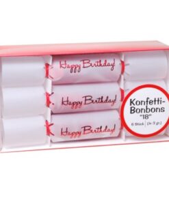 Konfetti-Bonbons zum 18. Geburtstag