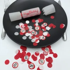 Konfetti-Bonbons zum 20. Geburtstag