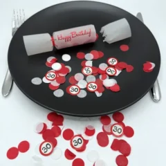 Konfetti-Bonbons zum 30. Geburtstag