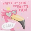 Pop-up-Musikkarte "Happy Birthday Flamingo" mit Licht-Effekt