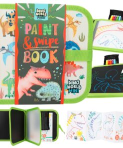 Dino World Paint & Swipe Book