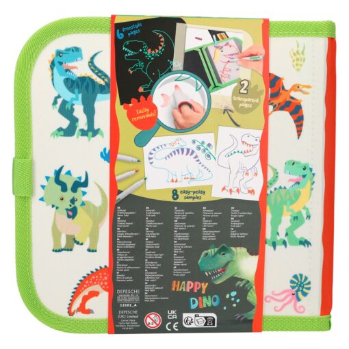 Dino World Paint & Swipe Book