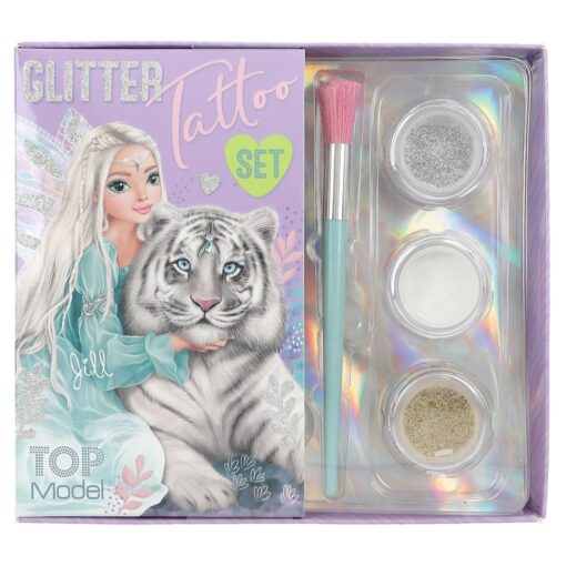 TOPModel Glitzer Tattoo Set FANTASY TIGER