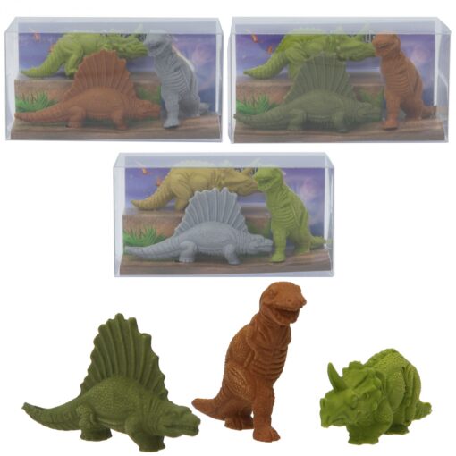 Dino World Dino-Radierer Set