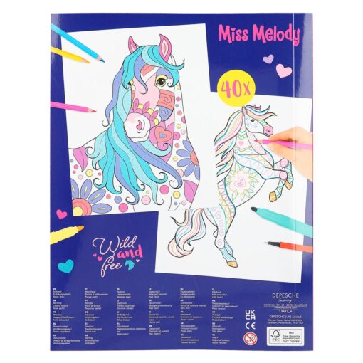 Miss Melody Colour & Design Book