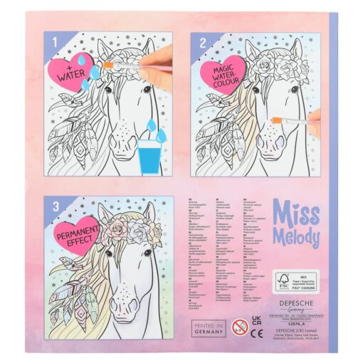 Miss Melody Watercolour Book