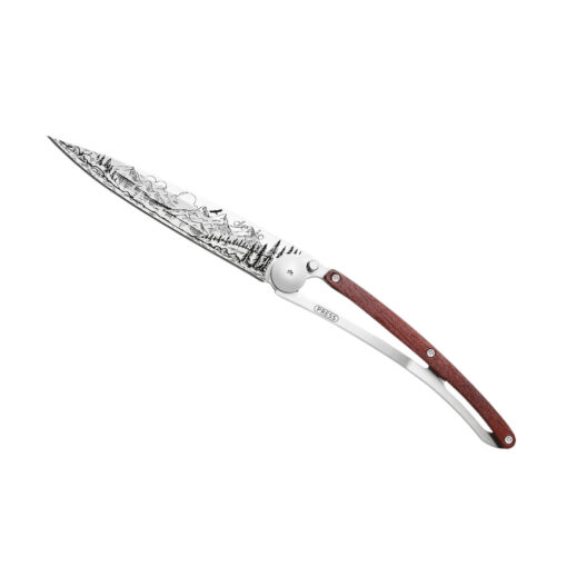 Deejo 37g - Taschenmesser mit Korallenholgriff - Berg