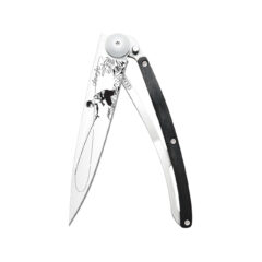 Deejo 37g - Taschenmesser mit Ebenholzgriff - Fliegenfischen