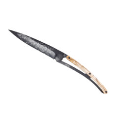 Deejo 37g - Taschenmesser mit Olivenholzgriff - Wikinger Vegvisir