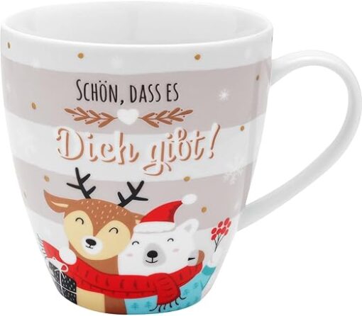 Sheepworld Tasse Weihnachtsmotiv "Schön, dass es..."