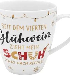 Sheepworld Tasse "Glühwein" Wintermotiv