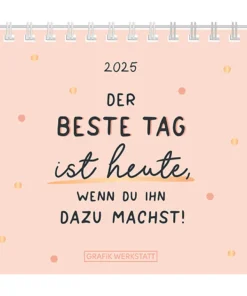 Grafik Werkstatt - Mini-Kalender "Beste Tag" für 2025