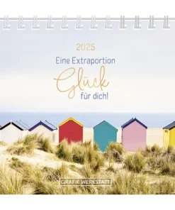 Grafik Werkstatt - Mini-Kalender "Extraportion Glück" für 2025