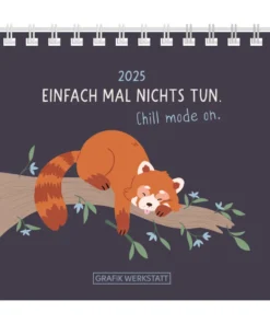 Grafik Werkstatt - Mini-Kalender "Chill Mode" für 2025